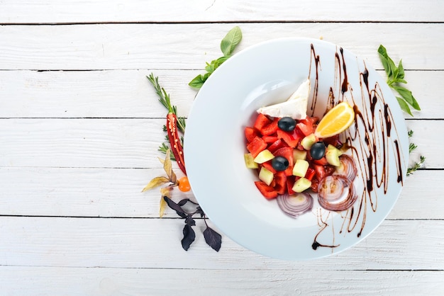 Zestaw dań na talerzu